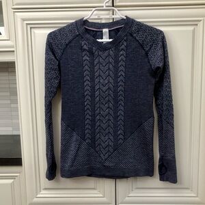 Ivivva girl’s v-neck with awesome hidden logos